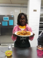 Amanda and her Fries!